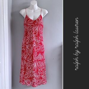 Ralph by Ralph Lauren VTG Floral Cami Midi Dress